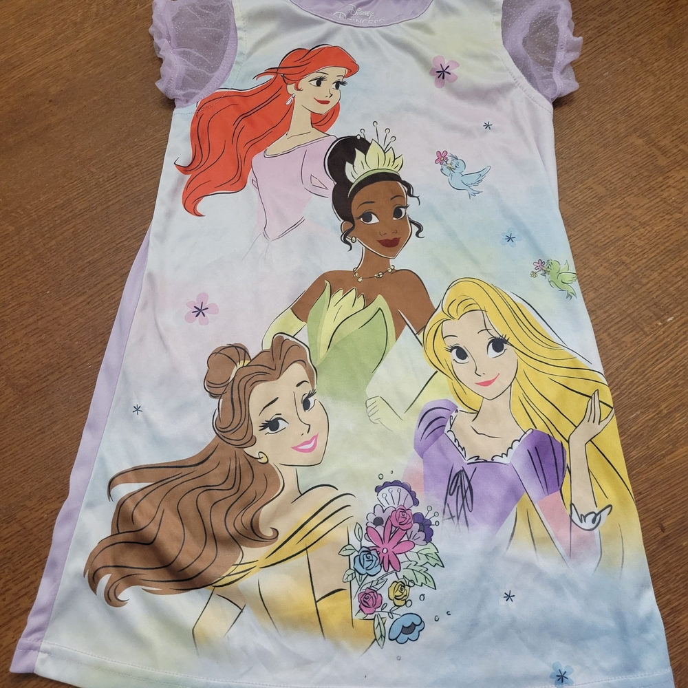Disney Princess Gown with Lavender Sleeves